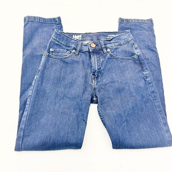Mugsy Studio Blues FLX3NSB Dark Wash Skinny Denim Jeans Size 28 x 30 - Picture 4 of 8